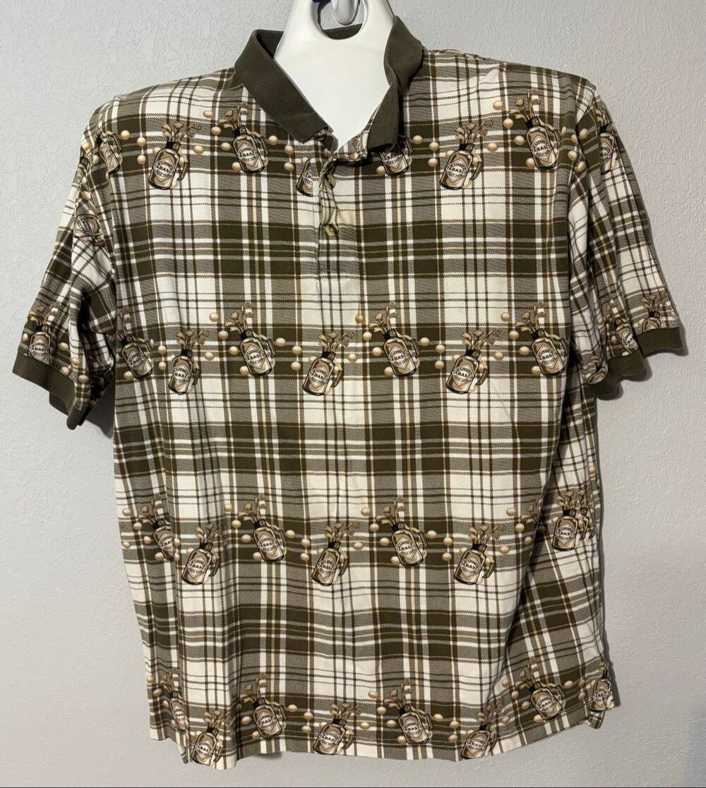 Vintage Tabasco Hot Sauce Men’s XL Cotton Polo Short Sleeve Golf Shirt